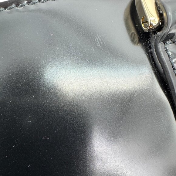 Gucci Bamboo Top Handle Mini Leather Tote Bag Black 805832 - Picture 14 of 16